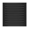 BUILDMART - 18x18 Modern AC Vent Cover - Decorative Black Air Vent - Standard Linear Slot Diffuser - Register Grille for Ceiling, Walls & Floors - Texas Buildmart Questions & Answers