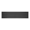 BUILDMART - 24x6 Modern AC Vent Cover - Decorative Black Air Vent - Standard Linear Slot Diffuser - Register Grille for Ceiling, Walls & Floors - Texas Buildmart Questions & Answers