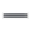 BUILDMART - 24 Inch Linear Slot Diffuser - 3 Slot - Triple Slot - White Decorative Linear Air - Modern Vent Cover for Ceiling, Walls & Floors - Texas Buildmart Questions & Answers