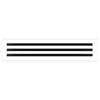 BUILDMART - 26x6 Modern AC Vent Cover - Decorative White Air Vent - Standard Linear Slot Diffuser - Register Grille for Ceiling, Walls & Floors - Texas Buildmart Questions & Answers