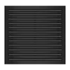 BUILDMART - 25x24 Modern AC Vent Cover - Decorative Black Air Vent - Standard Linear Slot Diffuser - Register Grille for Ceiling, Walls & Floors - Texas Buildmart Questions & Answers