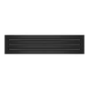 BUILDMART - 25x6 Modern AC Vent Cover - Decorative Black Air Vent - Standard Linear Slot Diffuser - Register Grille for Ceiling, Walls & Floors - Texas Buildmart Questions & Answers