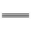 BUILDMART - 28x6 Modern AC Vent Cover - Decorative White Air Vent - Standard Linear Slot Diffuser - Register Grille for Ceiling, Walls & Floors - Texas Buildmart Questions & Answers